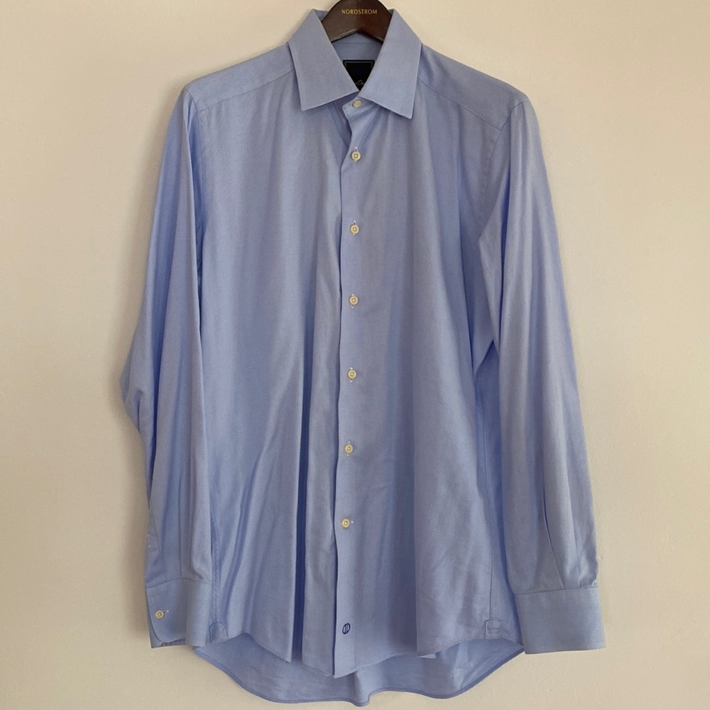 David Donahue Long-Sleeved Dress Shirt